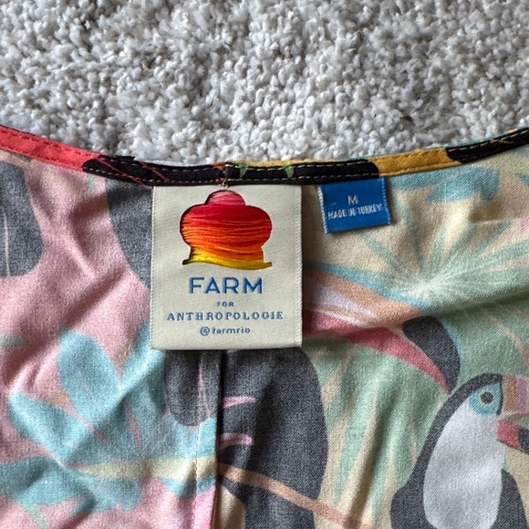 FARM Rio Multicolor Toucan Print Blouse - Picture 3 of 6